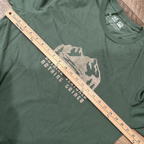 Tentree Men's Nothing Ventured T Shirt Dark Sage Oatmeal Size XL - Picture 6 of 8